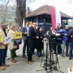 Kandydat na prezydenta RP Szymon Hołownia z wizytą w Opolu i Krapkowicach