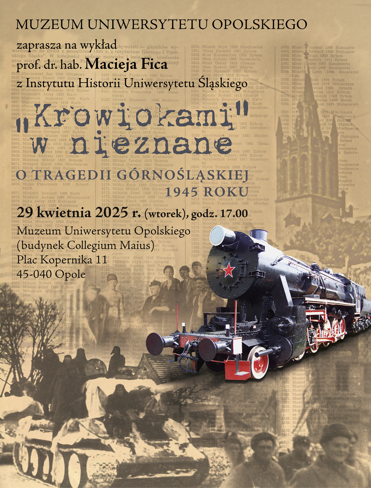 Wykład o Tragedii Górnośląskiej 1945