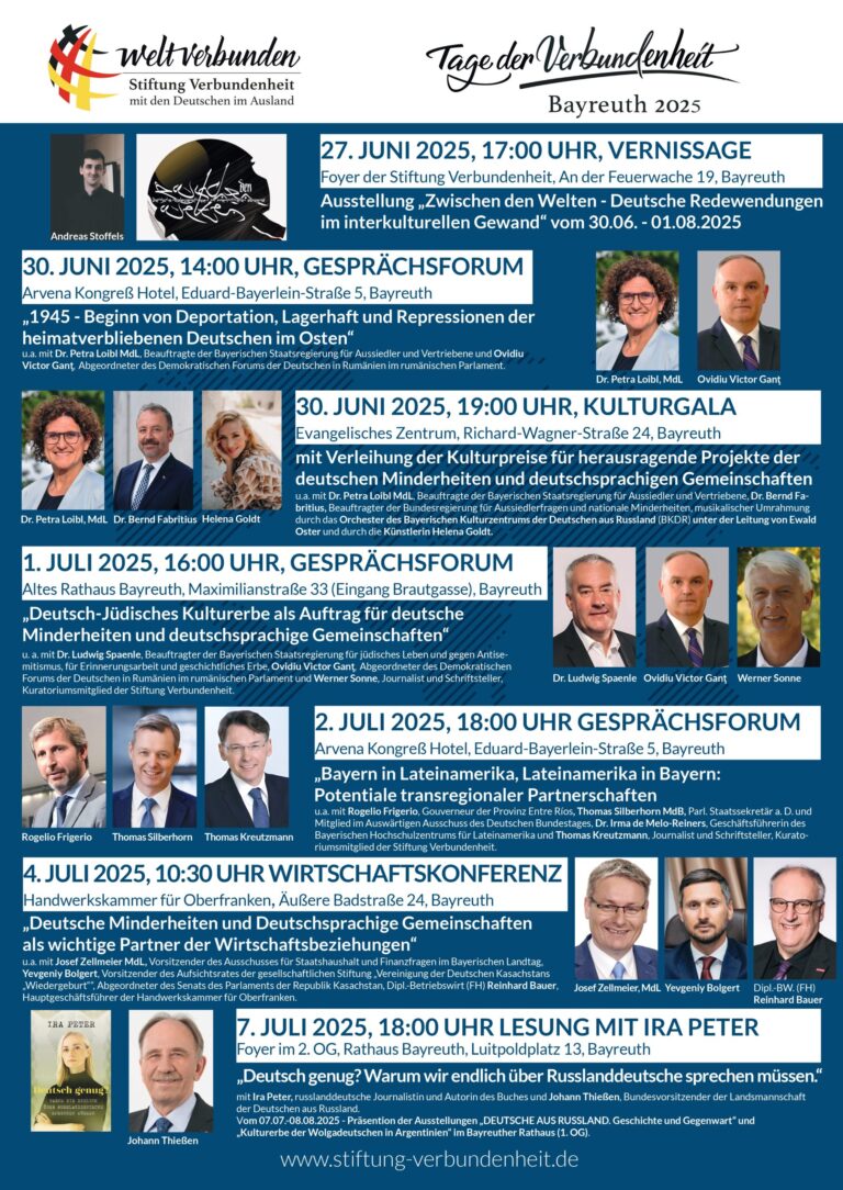 „Tage der Verbundenheit 2025“ in Bayreuth