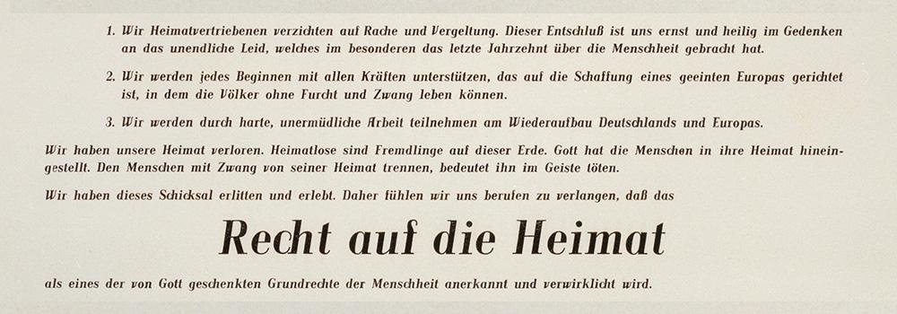 Ein Gründungsdokument wird 75 Jahre alt