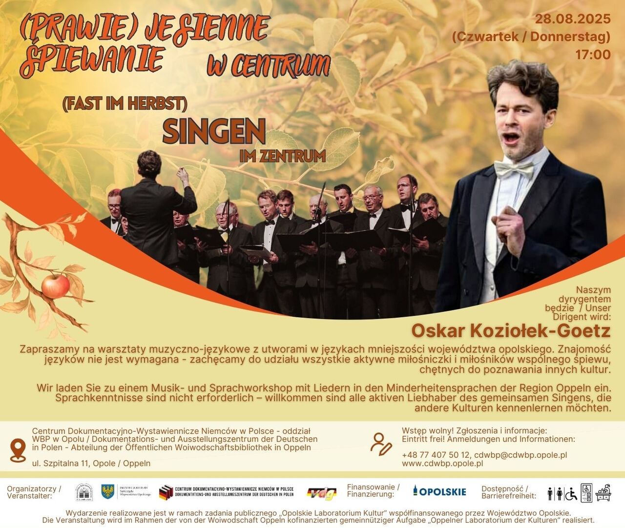 (Prawie) jesienne śpiewanie z Oskarem Koziołkiem-Goetzem