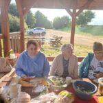 Olsztynek. Ognisko nad jeziorem