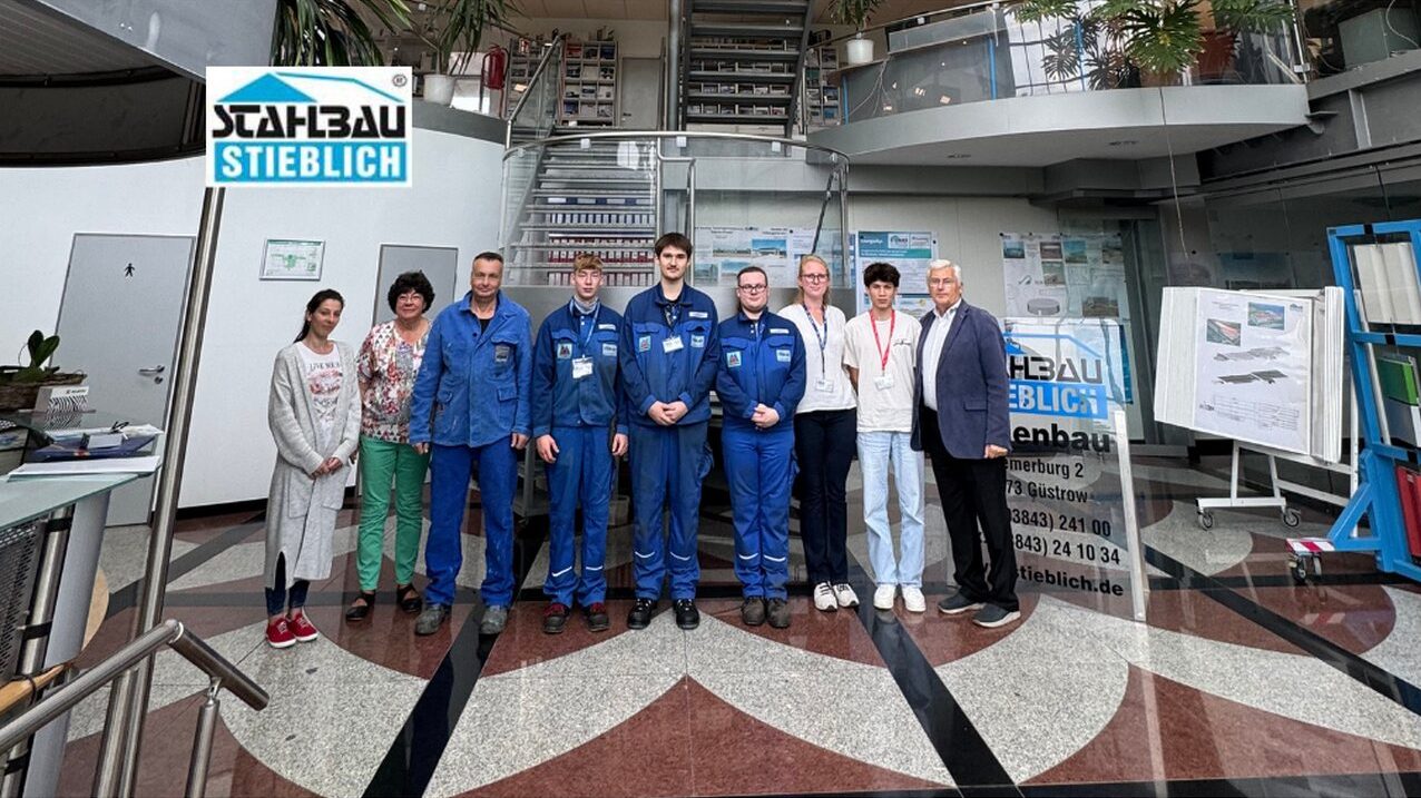 Fünf neue Azubis bei Stieblich Hallenbau GmbH