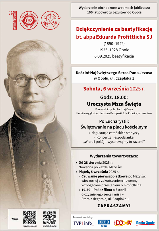 Opole wspomina bł. o. Eduarda Profittlicha SJ