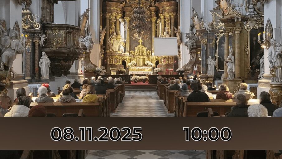 Pielgrzymka mniejszości niemieckiej do Trzebnicy i nabożeństwo w Nadolicach Wielkich