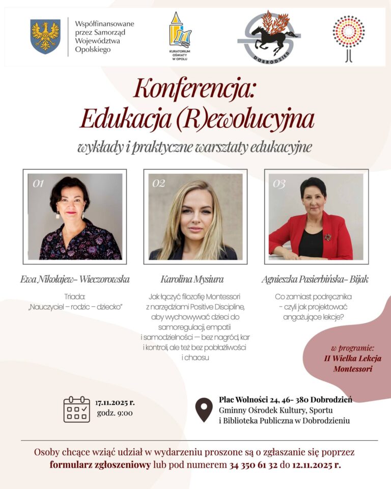 Konferencja „Edukacja (R)ewolucyjna” w Dobrodzieniu