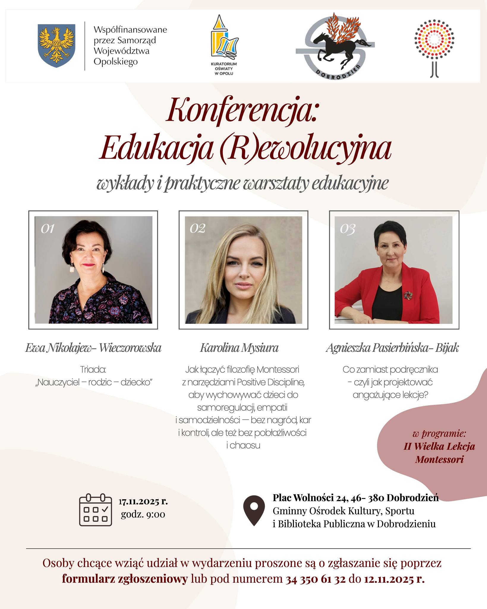 Konferencja „Edukacja (R)ewolucyjna” w Dobrodzieniu