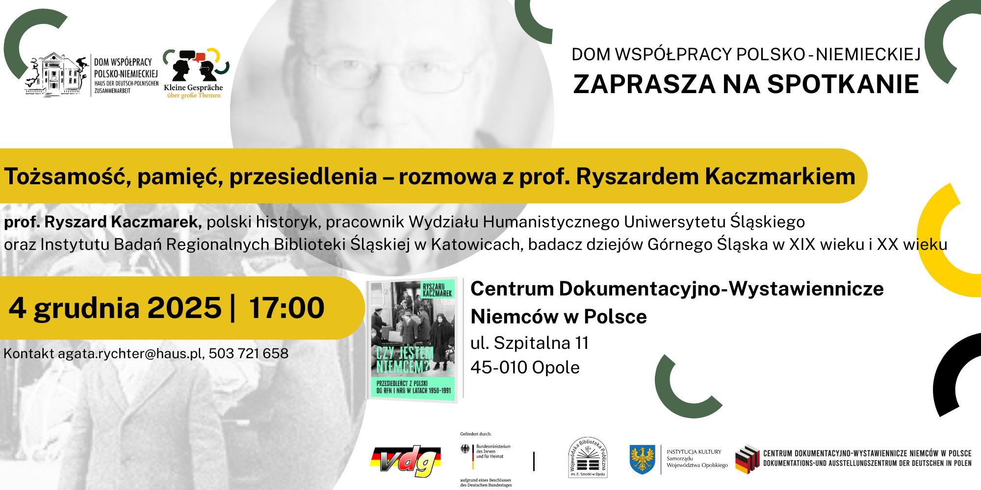 Olsztyn. Spotkanie autorskie z prof. Kaczmarkiem