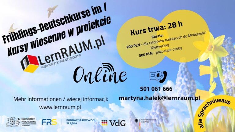 Frühlingsausgabe der Sprachkurse – LernRAUM.pl
