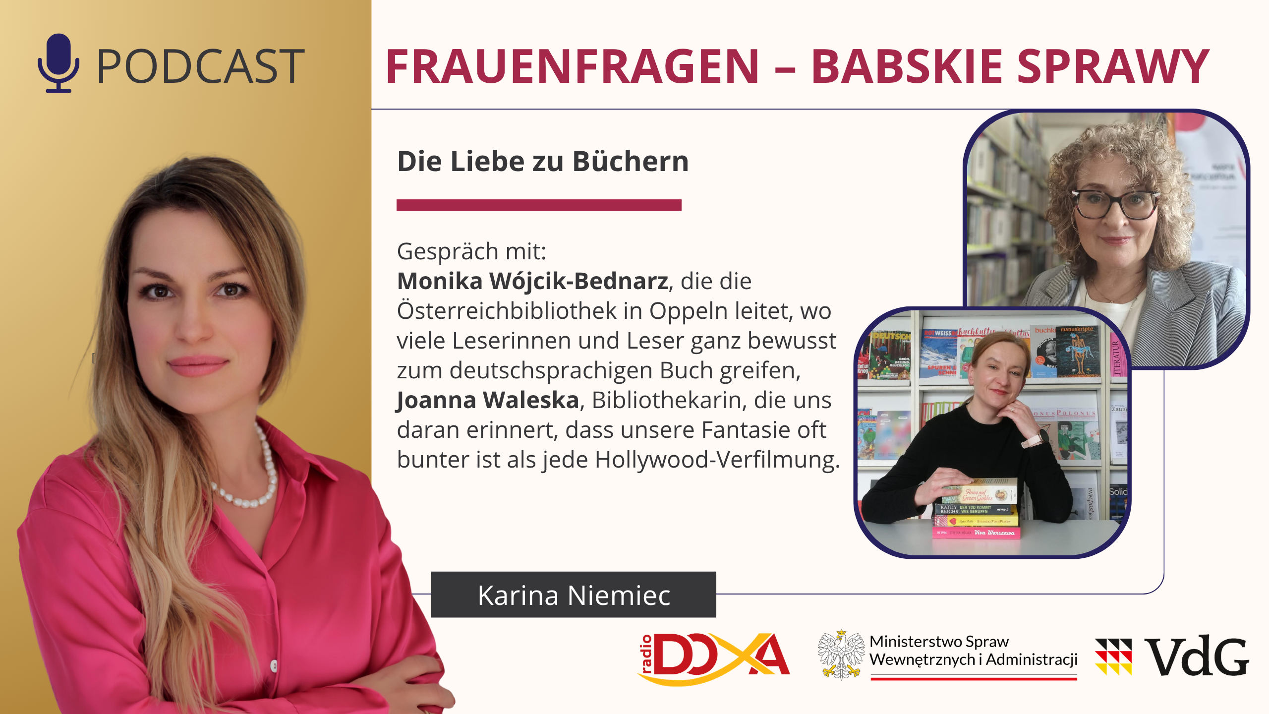Frauenfragen 28.04.2026 – Miłość do książek