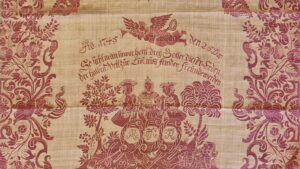 „Ein seltener Damast erzählt vom Frieden von Dresden”