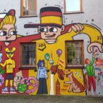 Wandgemälde zum 35-jährigen Jubiläum des deutsch-polnischen Vertrags