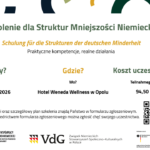Czerwcowe szkolenie dla struktur Mniejszości Niemieckiej w Opolu