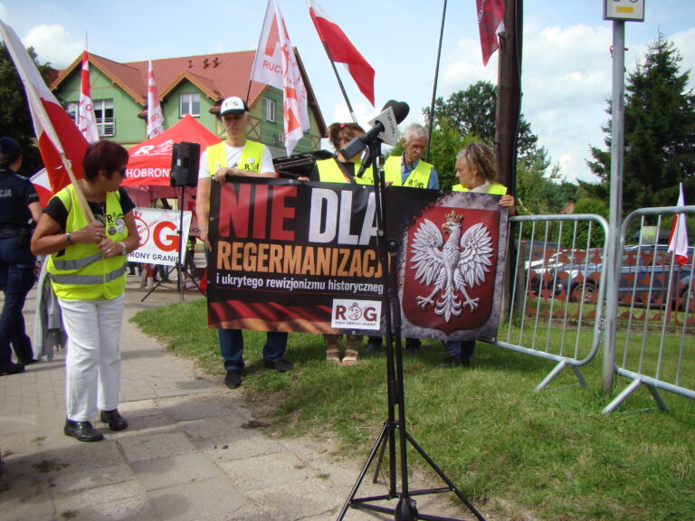 Antideutsche Demonstration in Goldap