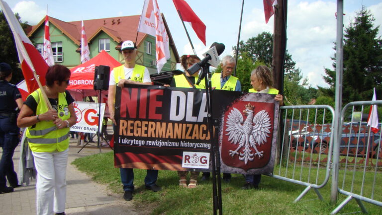 Antyniemiecka manifestacja w Gołdapi