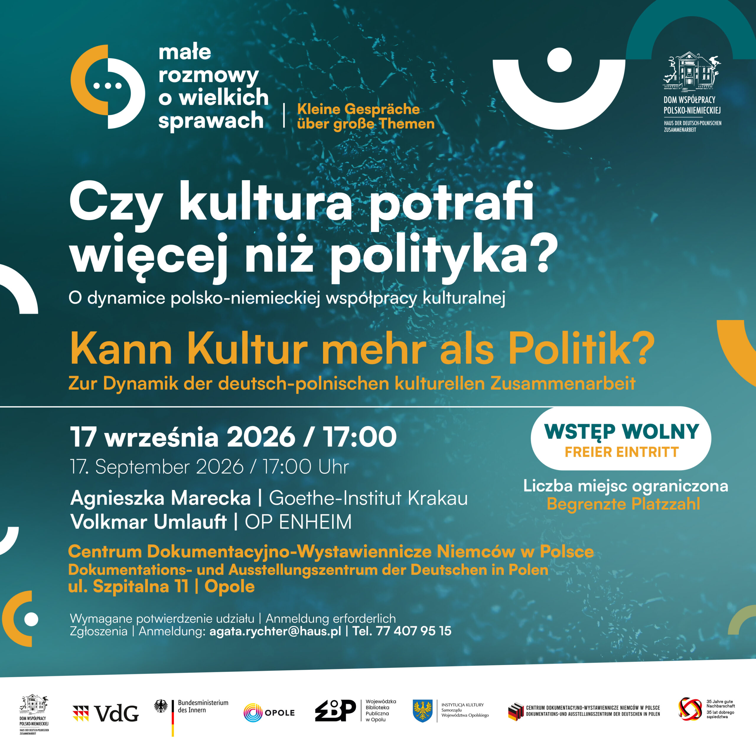 Czy kultura potrafi więcej niż polityka?